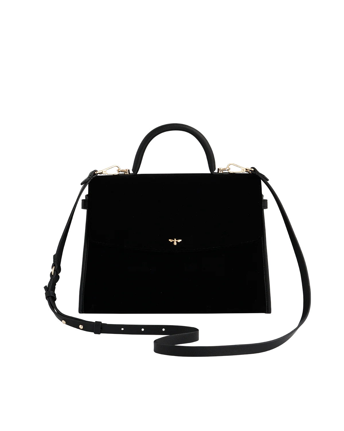 Black Structured Tote Medium - Image 3
