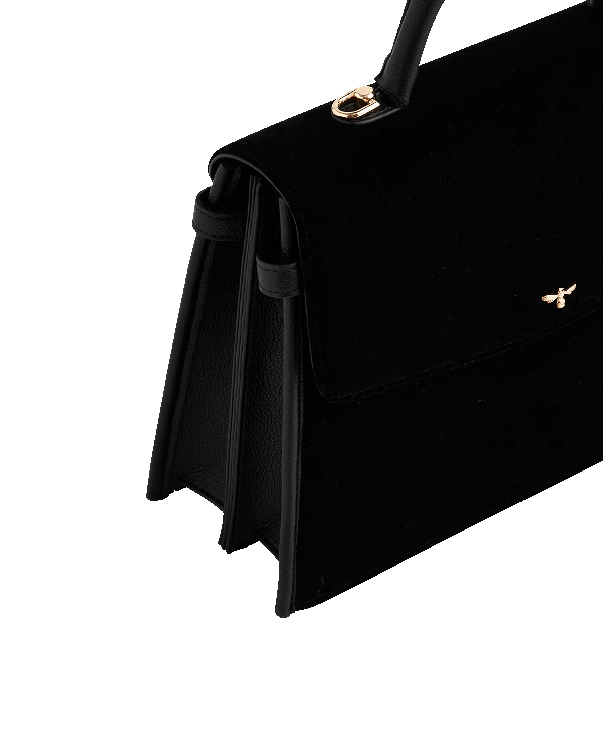 Black Structured Tote Medium - Image 4
