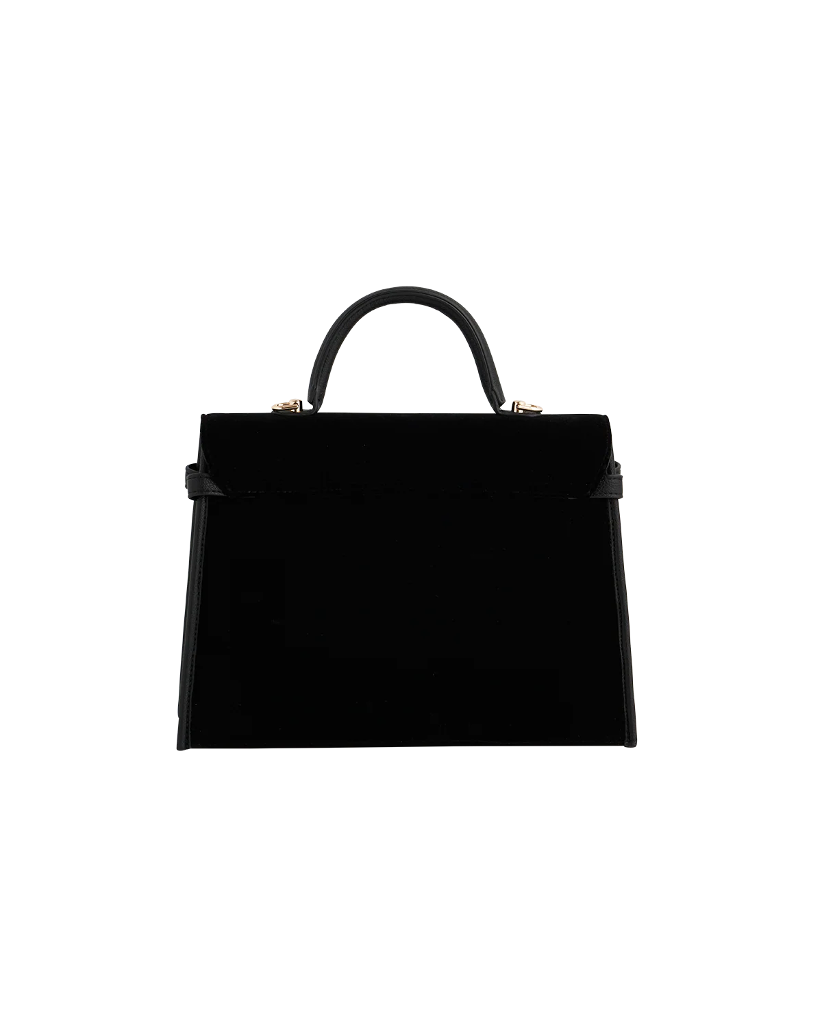 Black Structured Tote Medium - Image 5