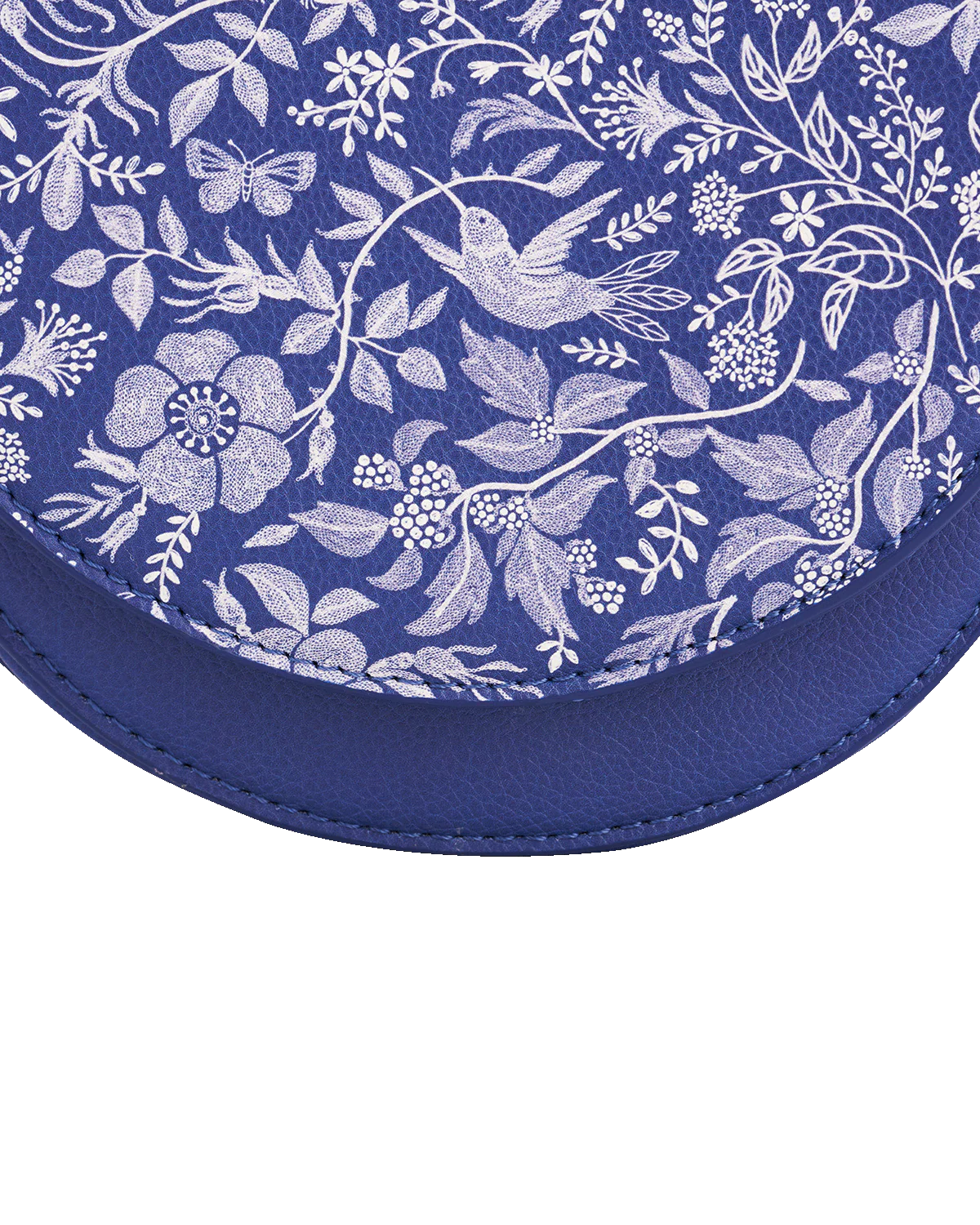 Blue Agnes Floral Saddle Bag - Image 3