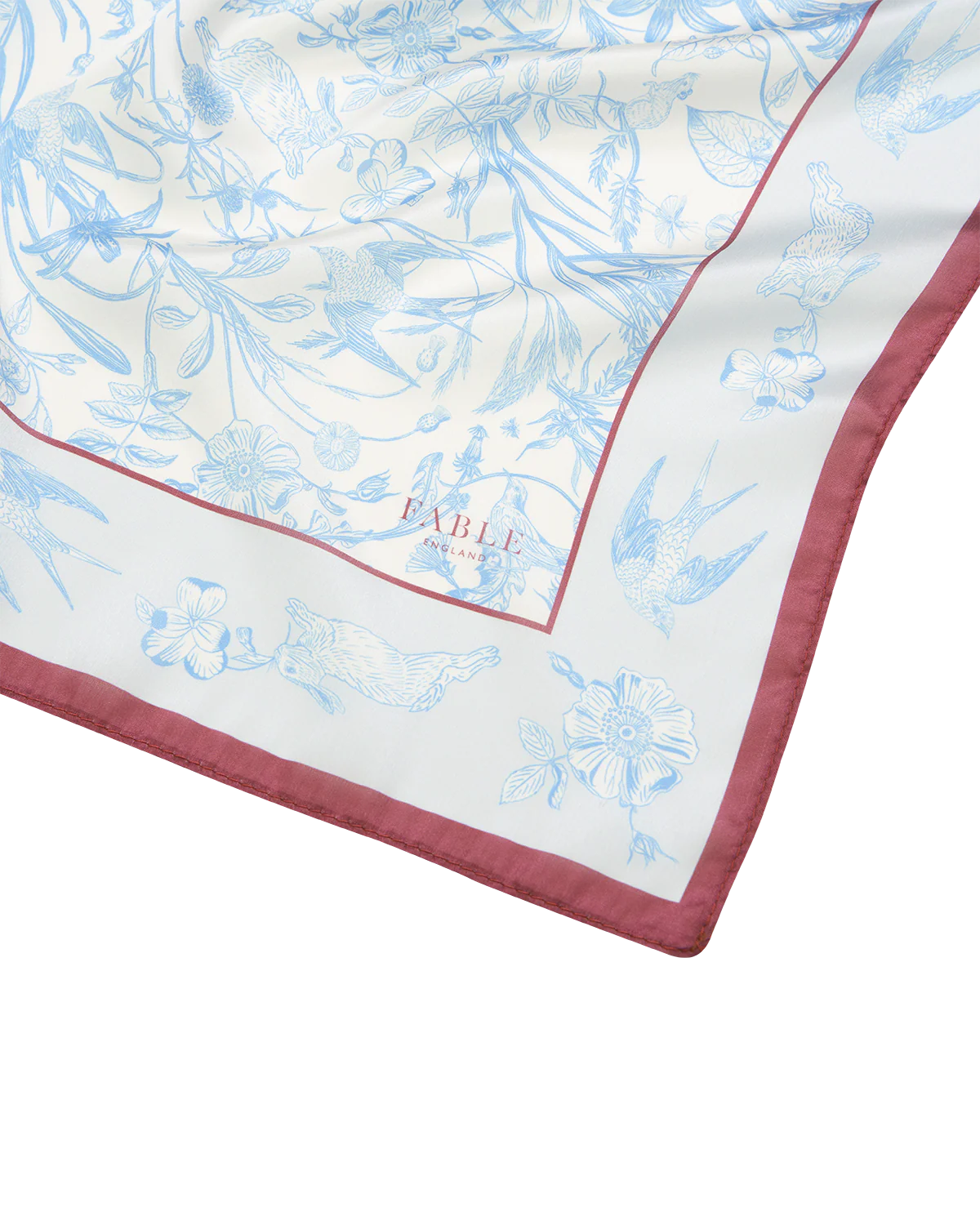 Bunny Blues Square Scarf - Image 4
