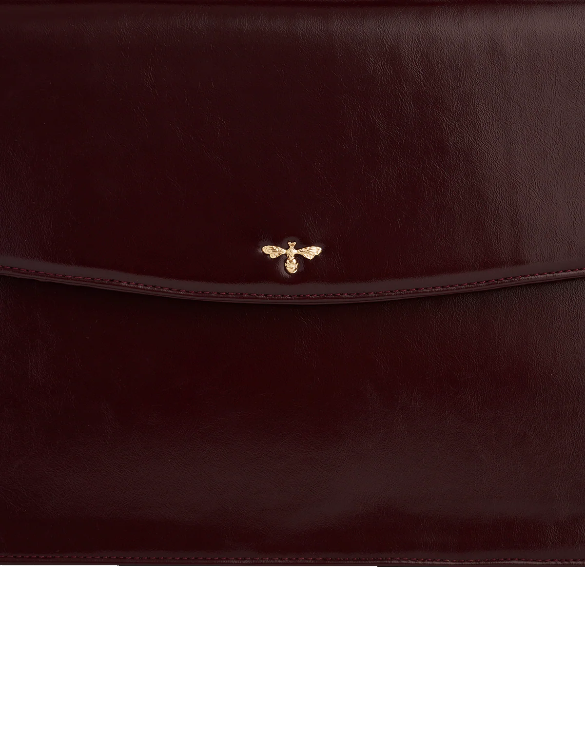 Cherry Red Structured Tote Medium - Image 7