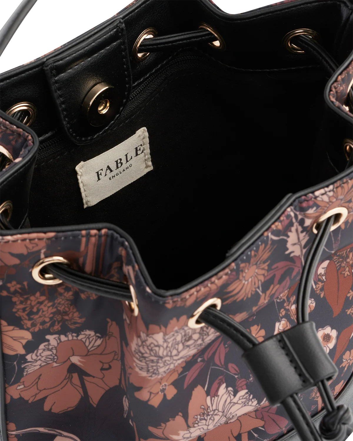 Deco Bloom Black Bucket Bag - Image 7