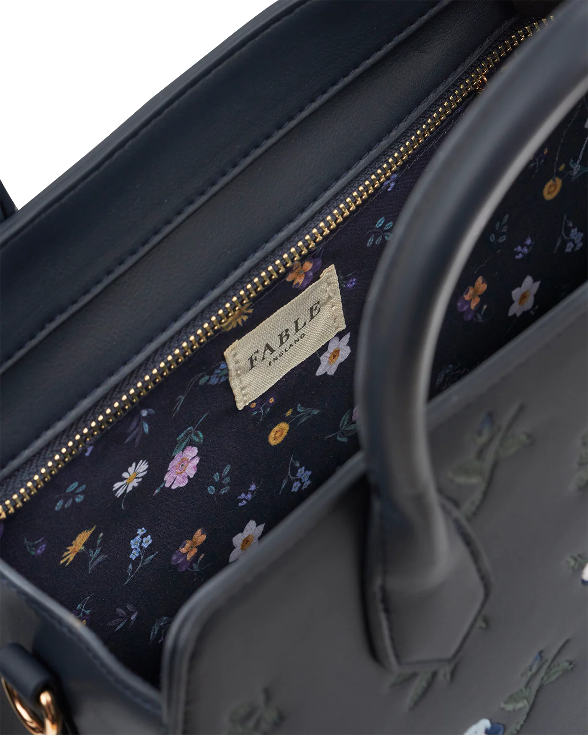 Ditsy Navy Medium Tote - Image 7