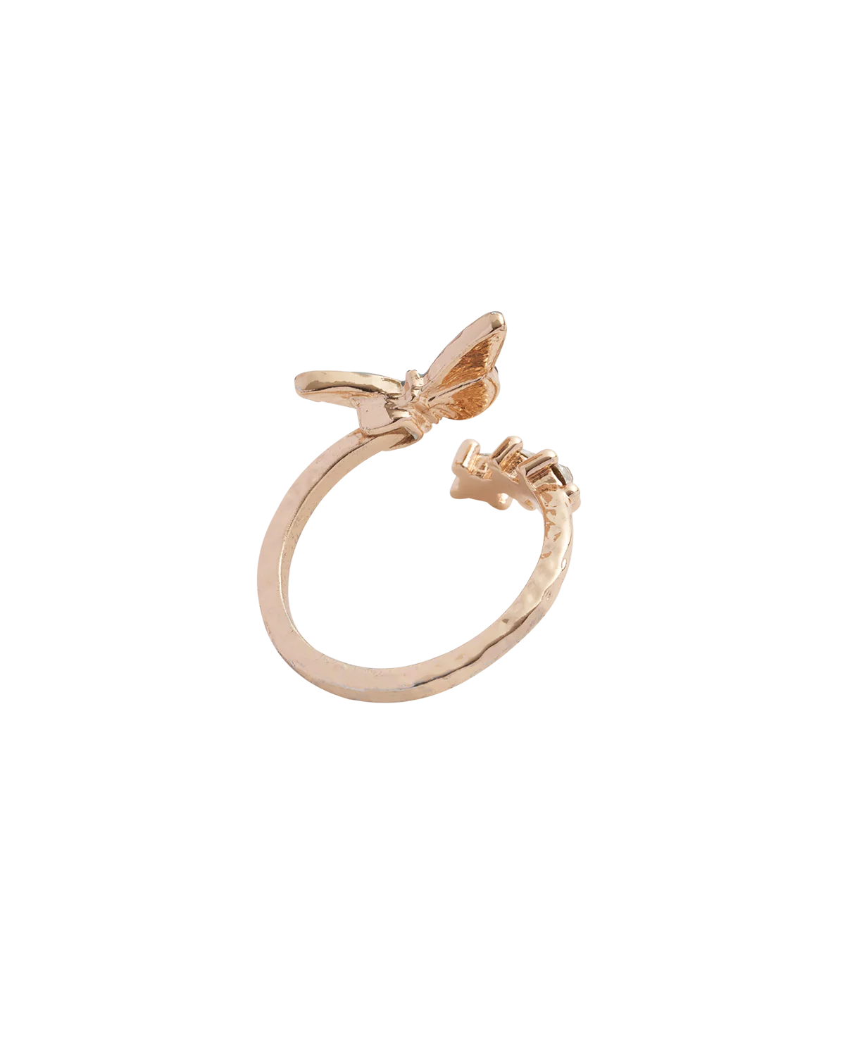 Enamel Blue Butterfly Ring - Image 4