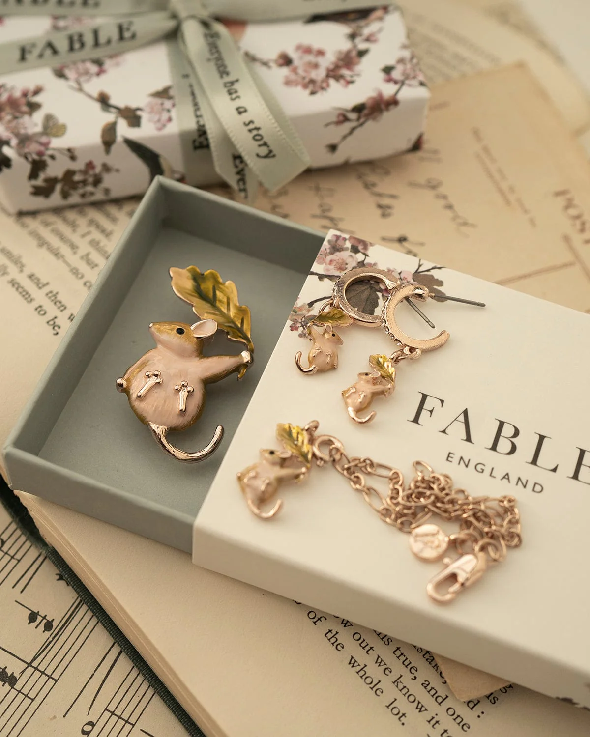 Enamel Dormouse Brooch - Image 3