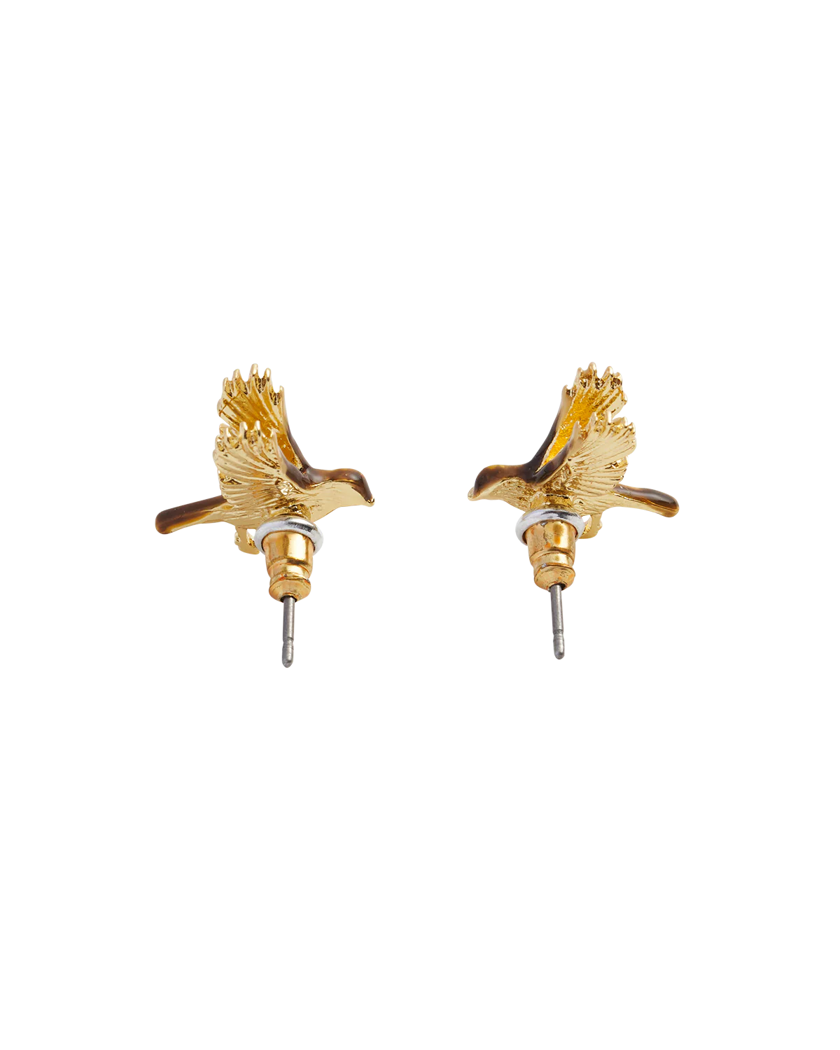 Enamel Flying Robin earrings - Image 4