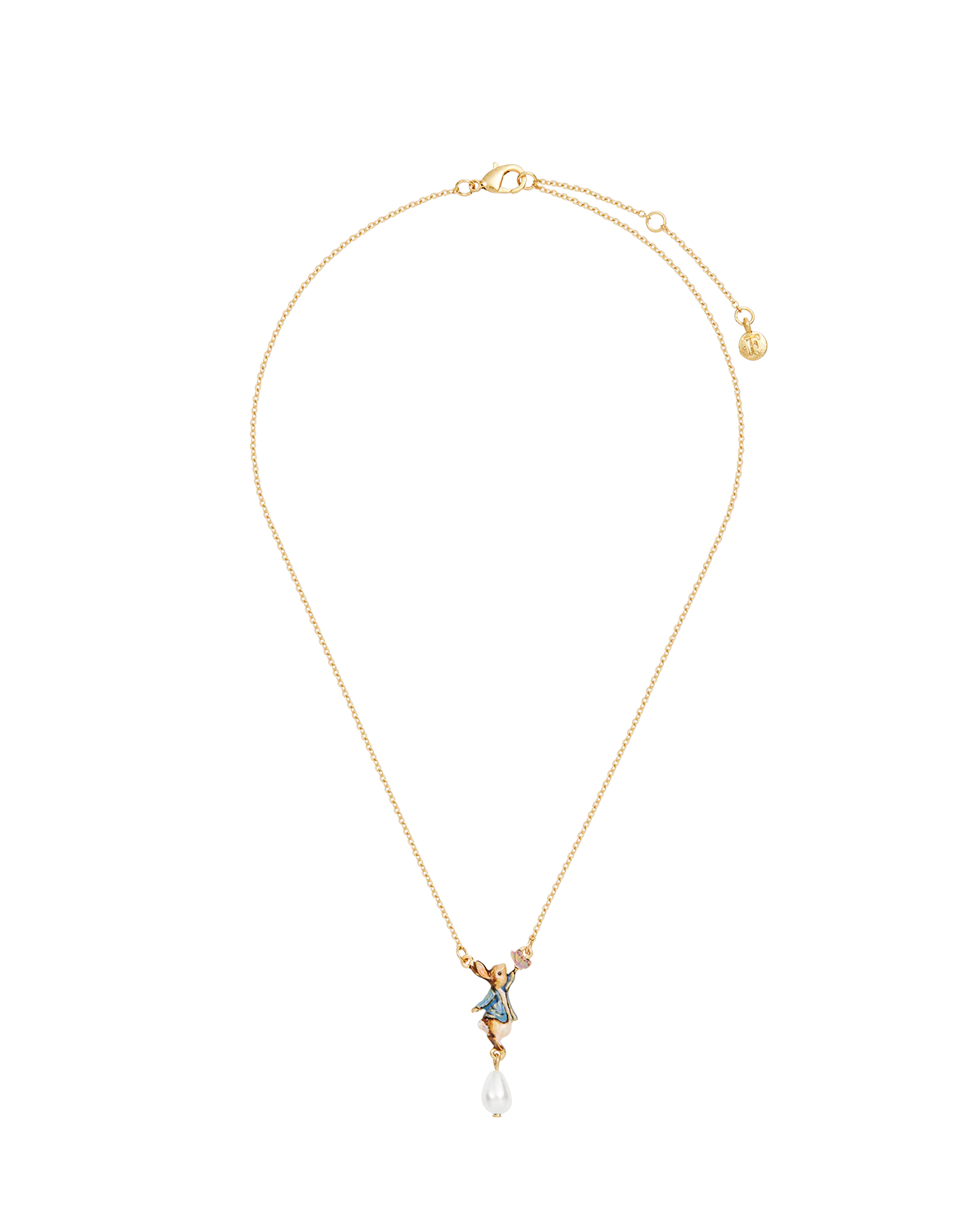 Fable England x Peter Rabbit Butterfly Pearl Drop Necklace - Image 4