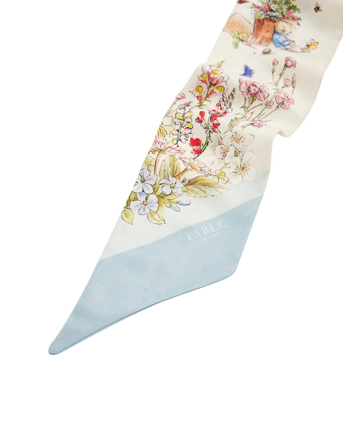 Fable England x Peter Rabbit Cream Skinny Scarf - Image 4