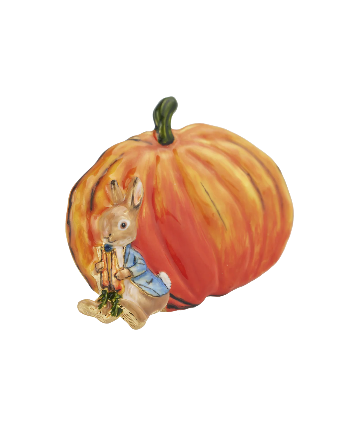 Fable England x Peter Rabbit Pumpkin Brooch - Image 3