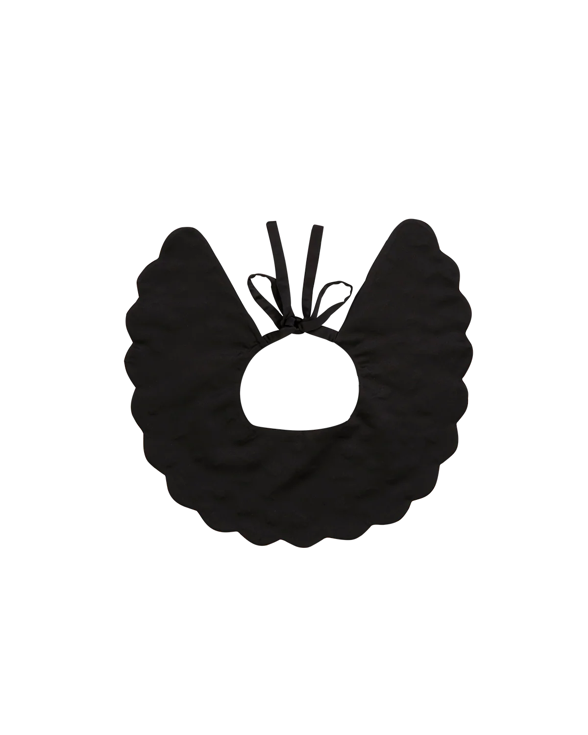 Floral Ditsy Black Satin Embroidered Collar - Image 6
