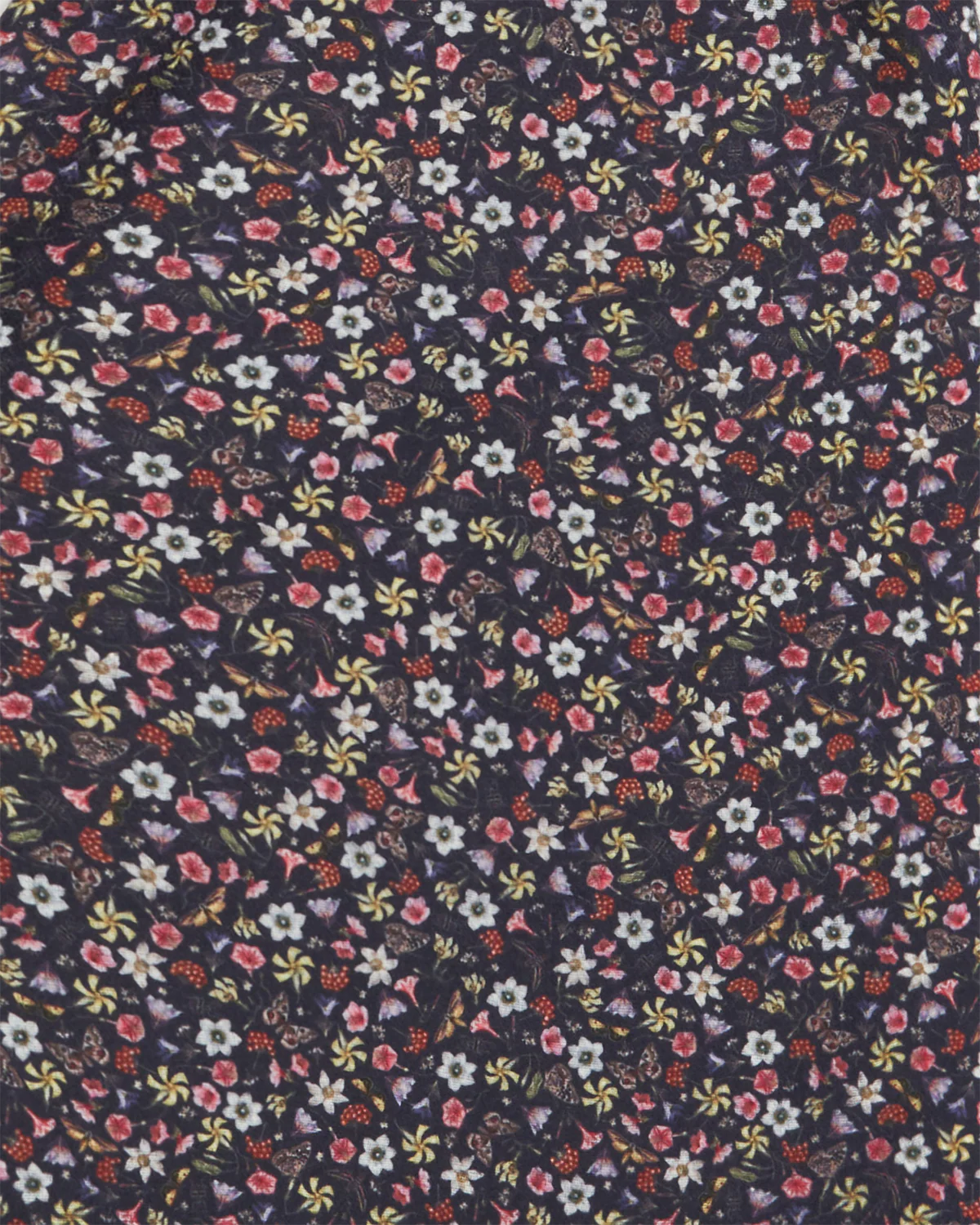 Floral Ditsy Scarf with Tassels - Image 3