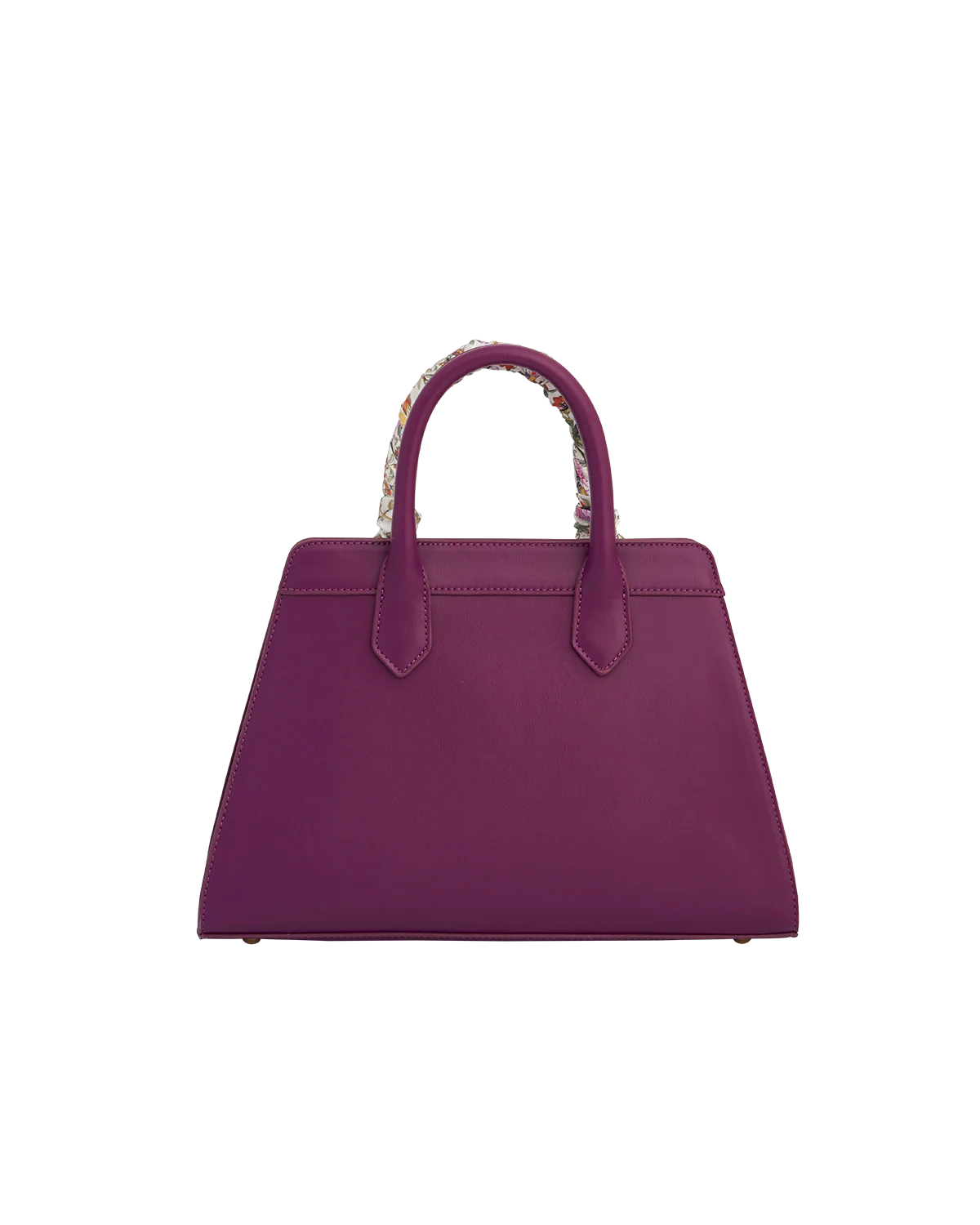 Floral Engravings Large Plum Tote - Image 3