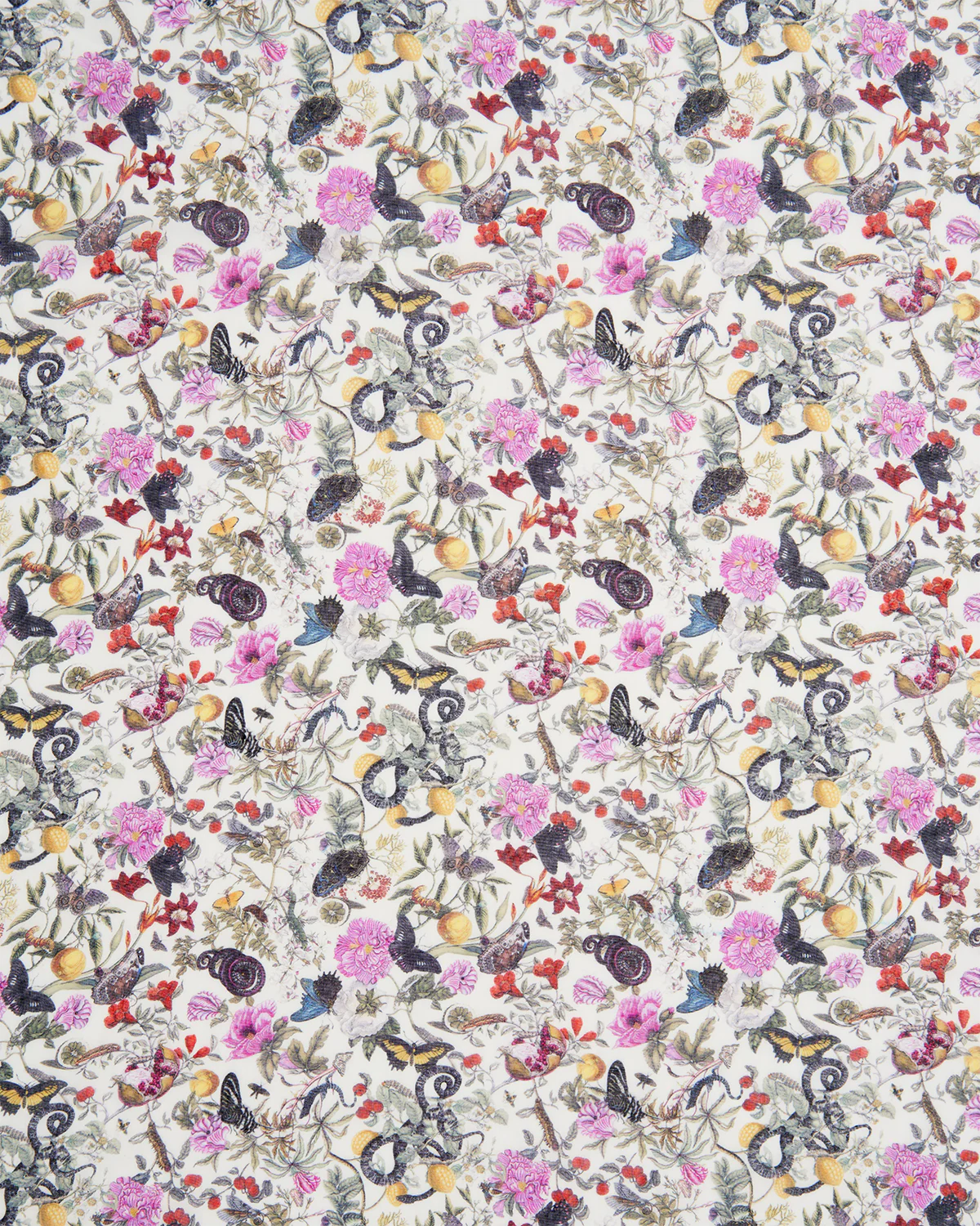 Ivory Floral Engravings Lightweight Scarf - Image 3