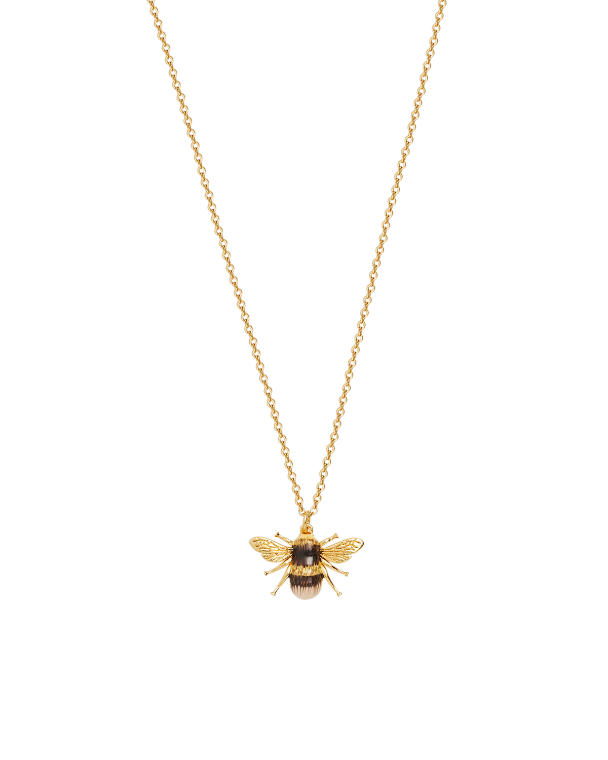 Gold Bee Necklace & Brooch Set - Image 6