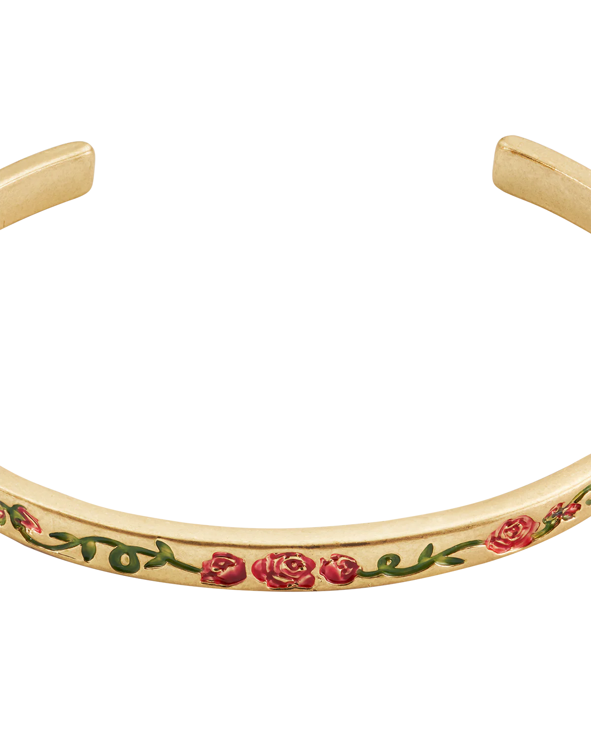 Gold English Rose Bangle - Image 4
