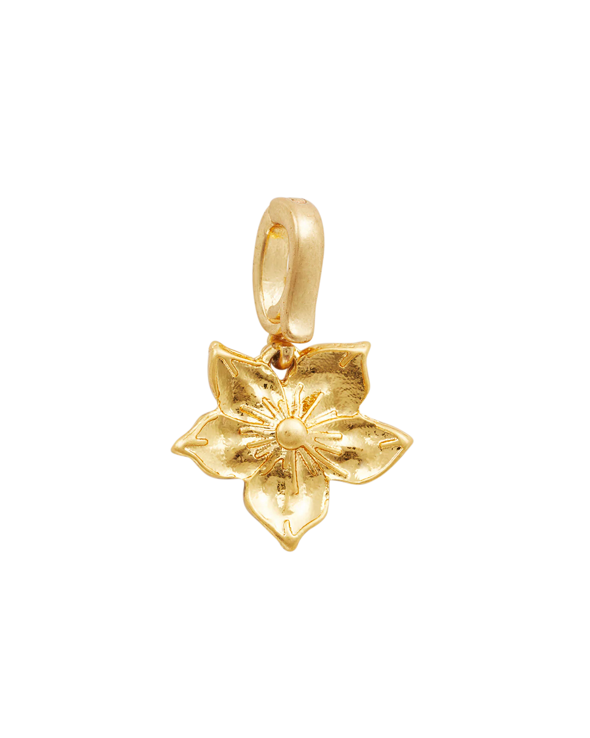 Gold Jasmine & Pearl Charm - Image 3