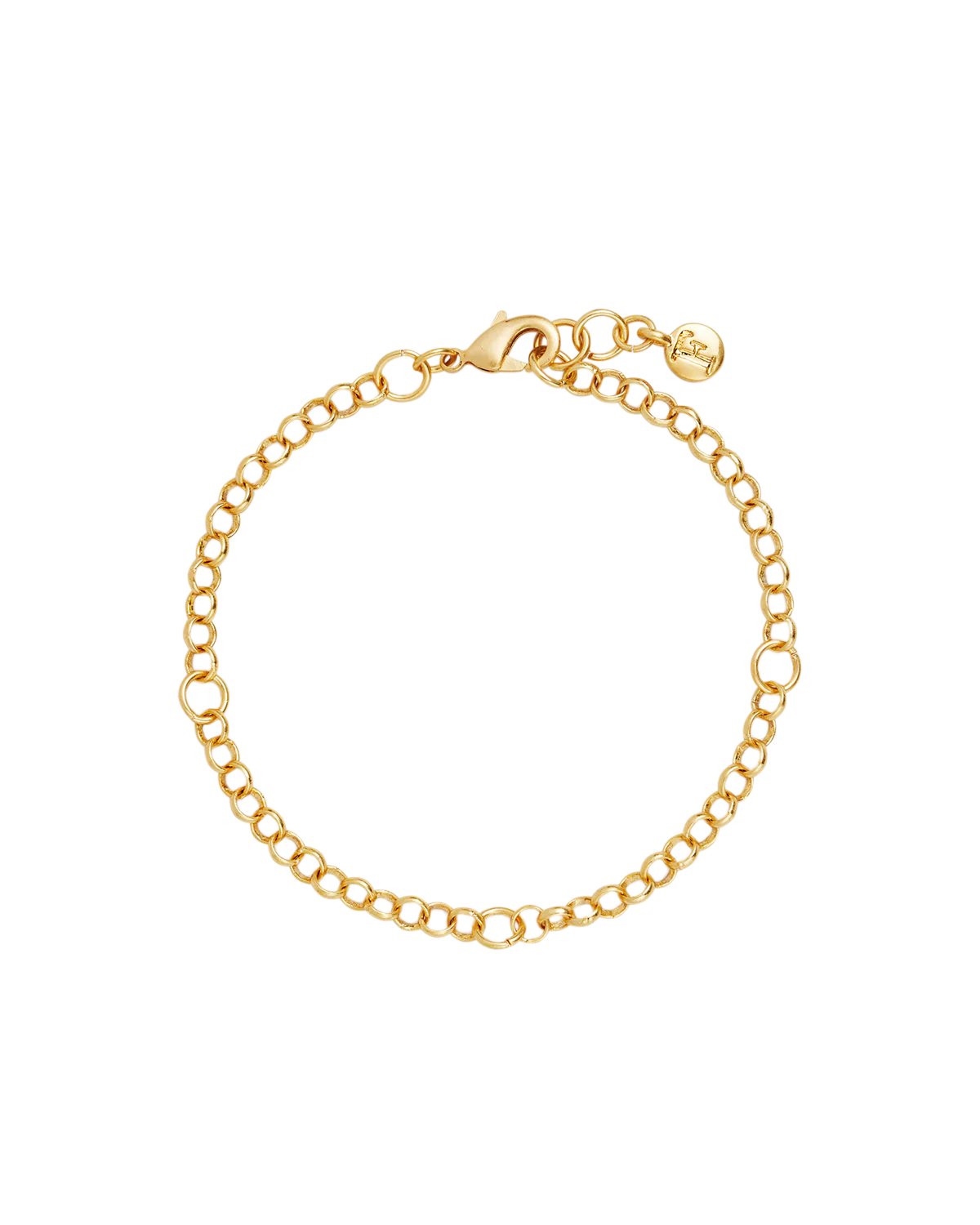 Gold Lucky Clover & Pearl Charm Bracelet - Image 4