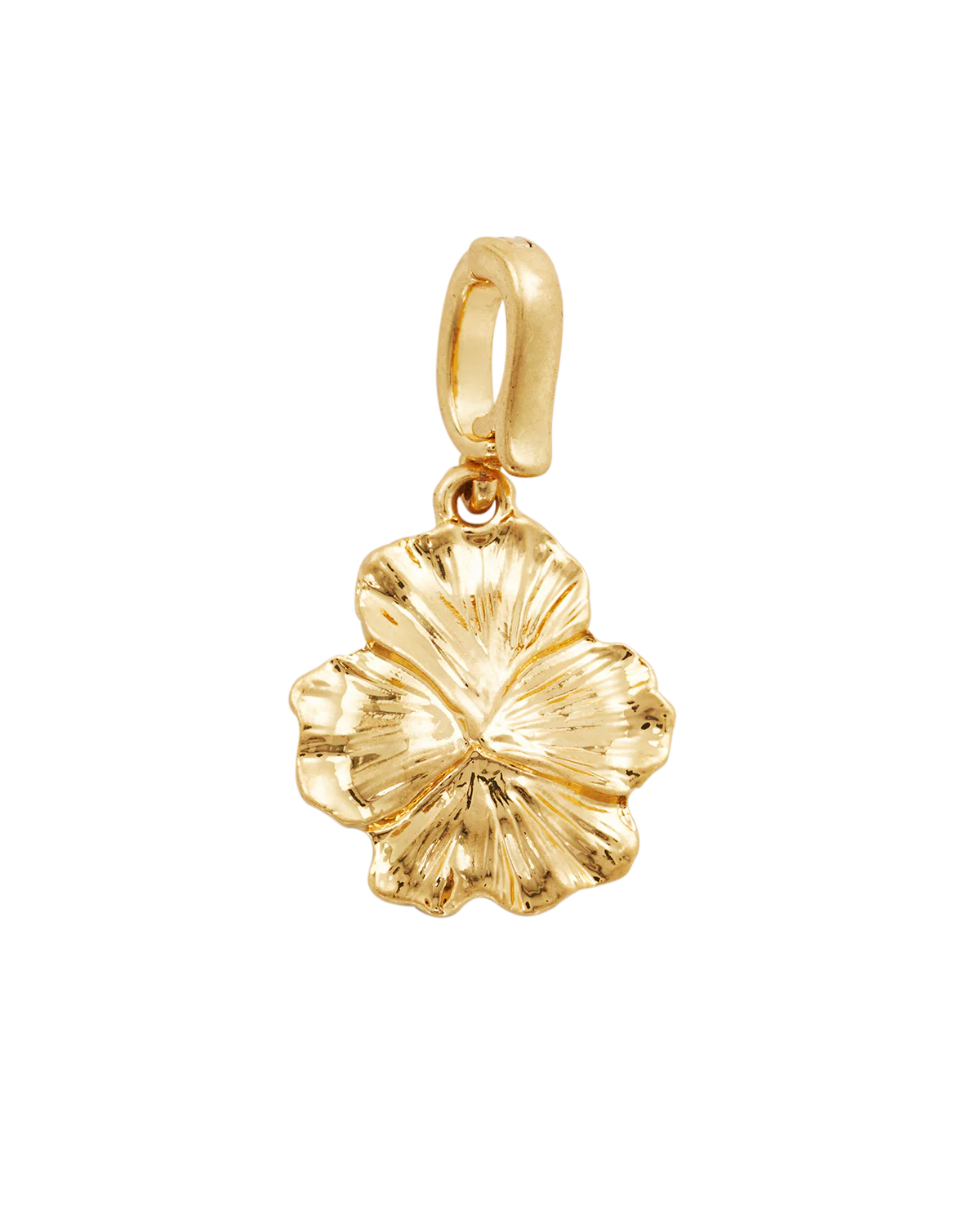 Gold Pansy & Pearl Charm - Image 5
