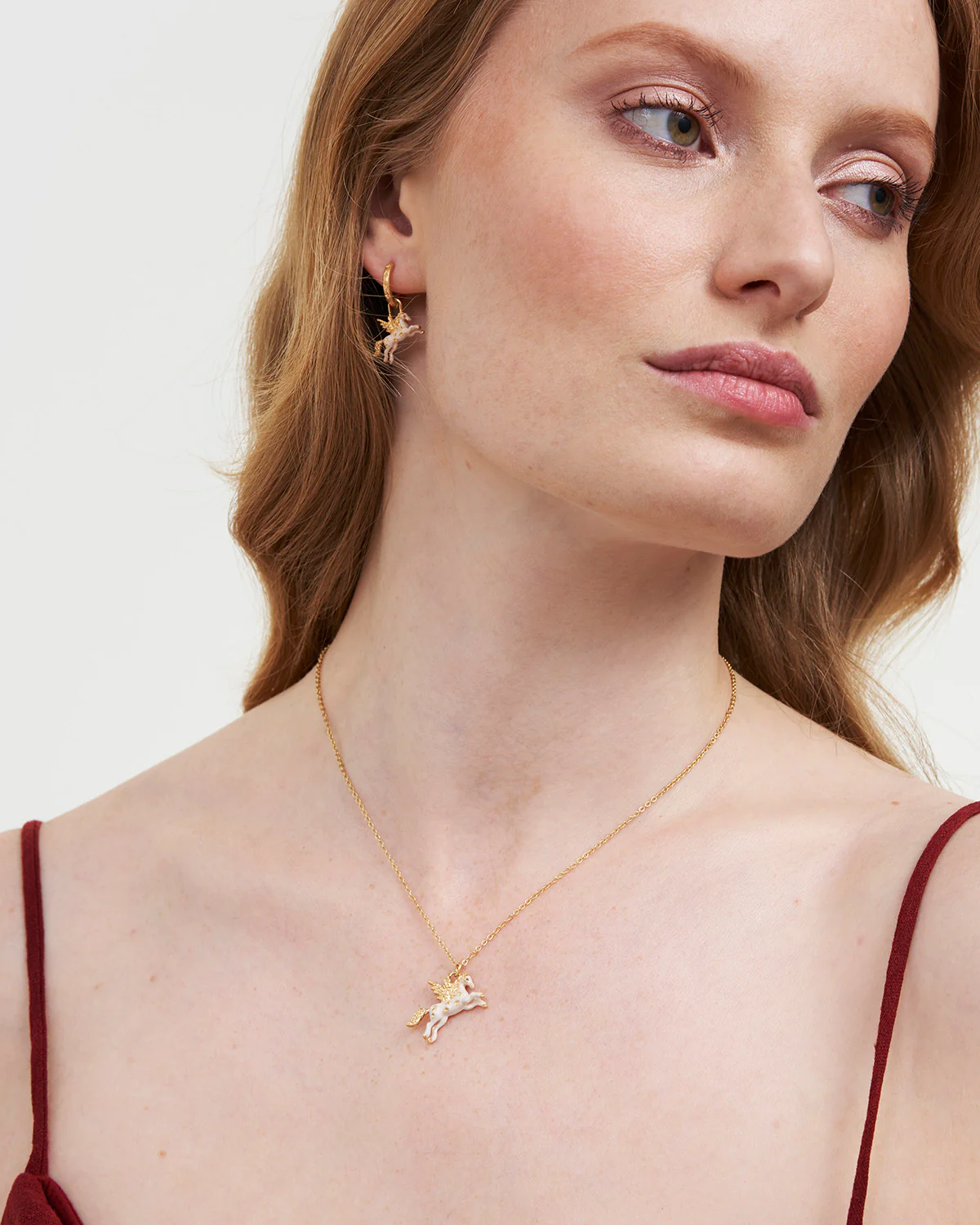 Gold Pegasus Necklace - Image 4