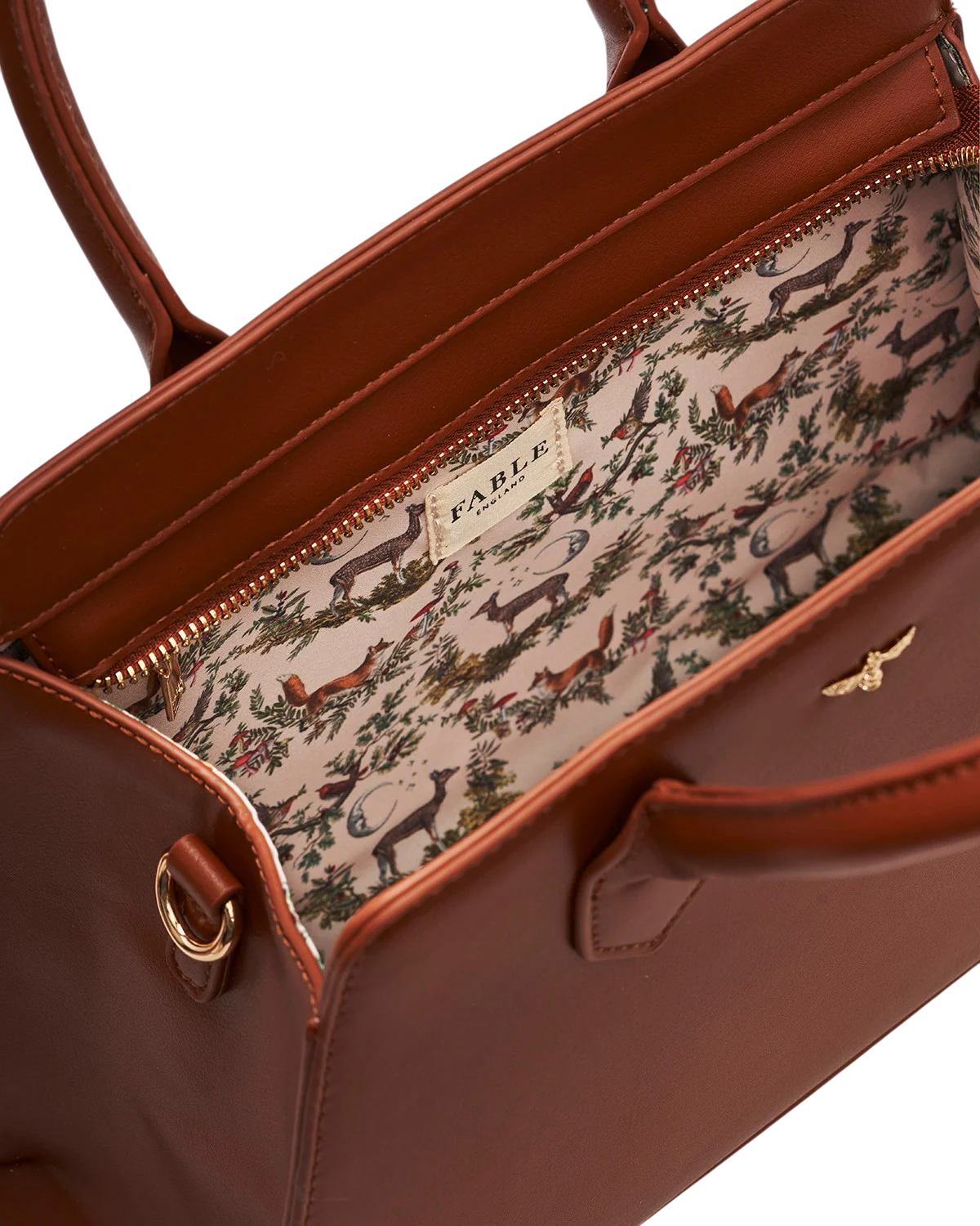 Grace Structured Tote in Tan - Image 4