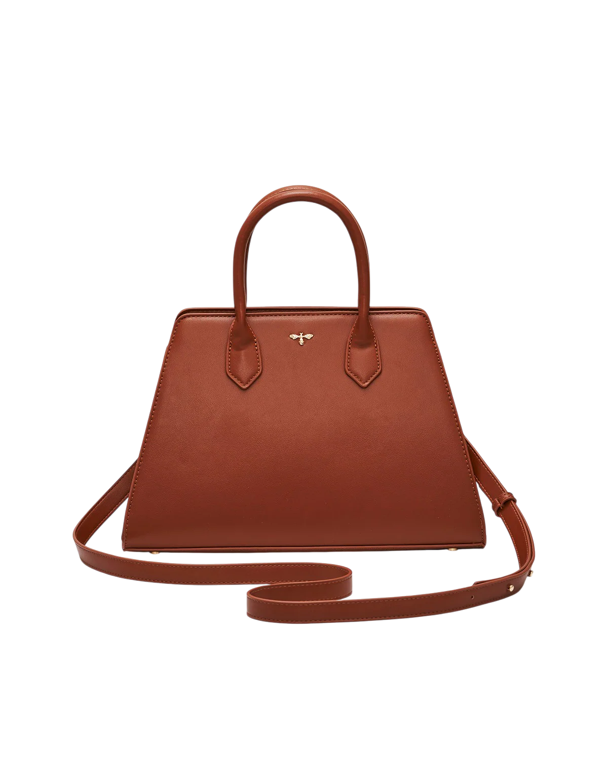 Grace Structured Tote in Tan - Image 7