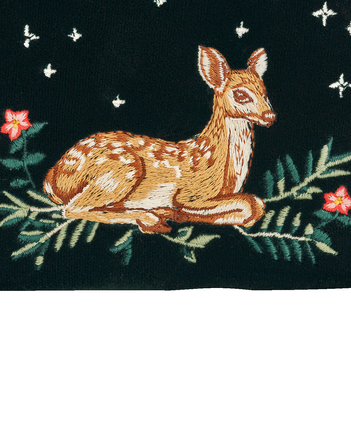 Green Fawn Embroidered Purse Small - Image 3