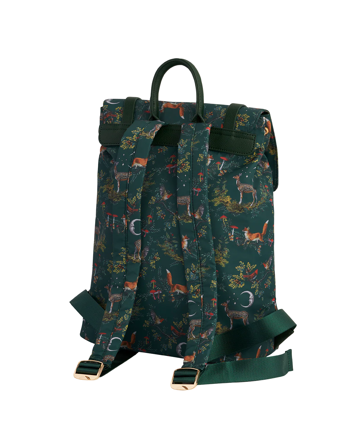 Green Into The Woods Buckle Backpack Medium - Image 5