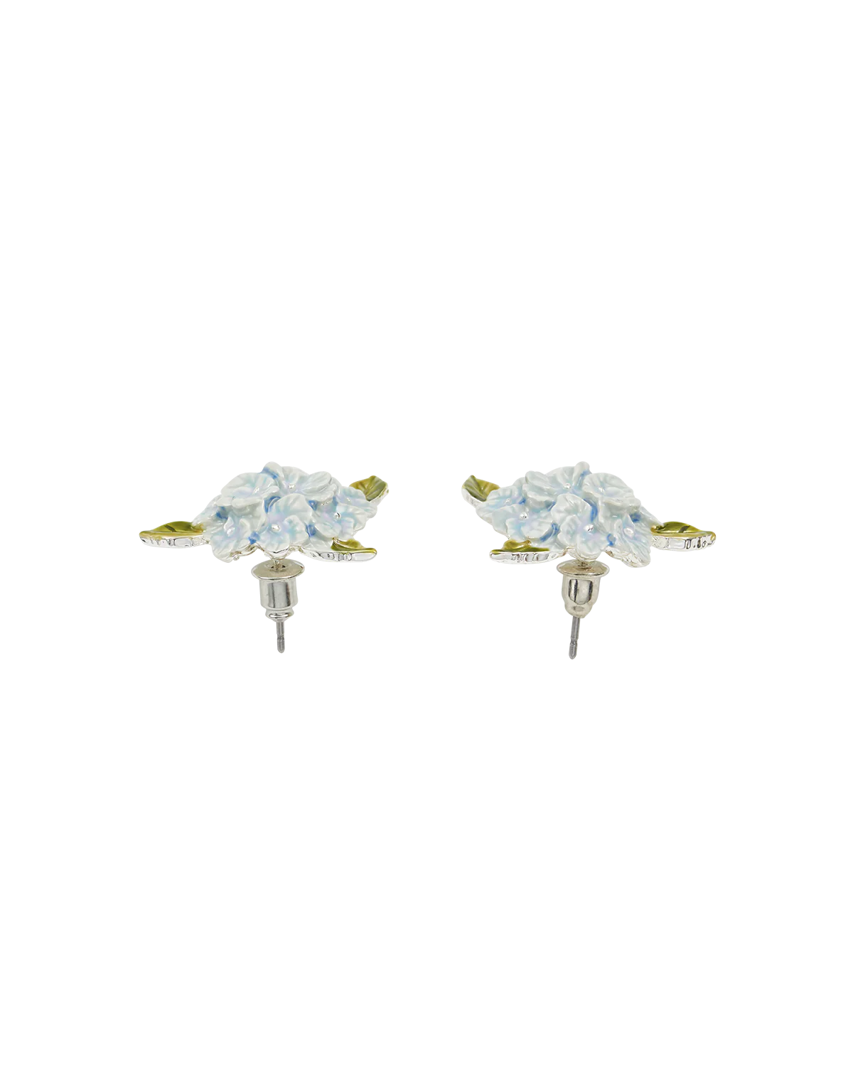 Hydrangea Silver Earrings - Image 4