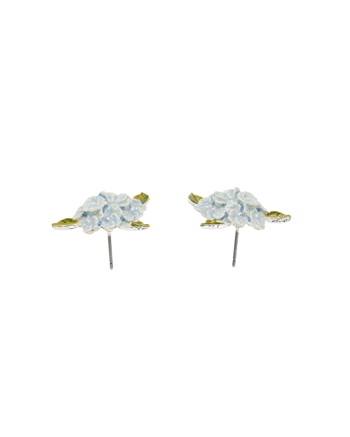 Hydrangea Silver Earrings - Image 5