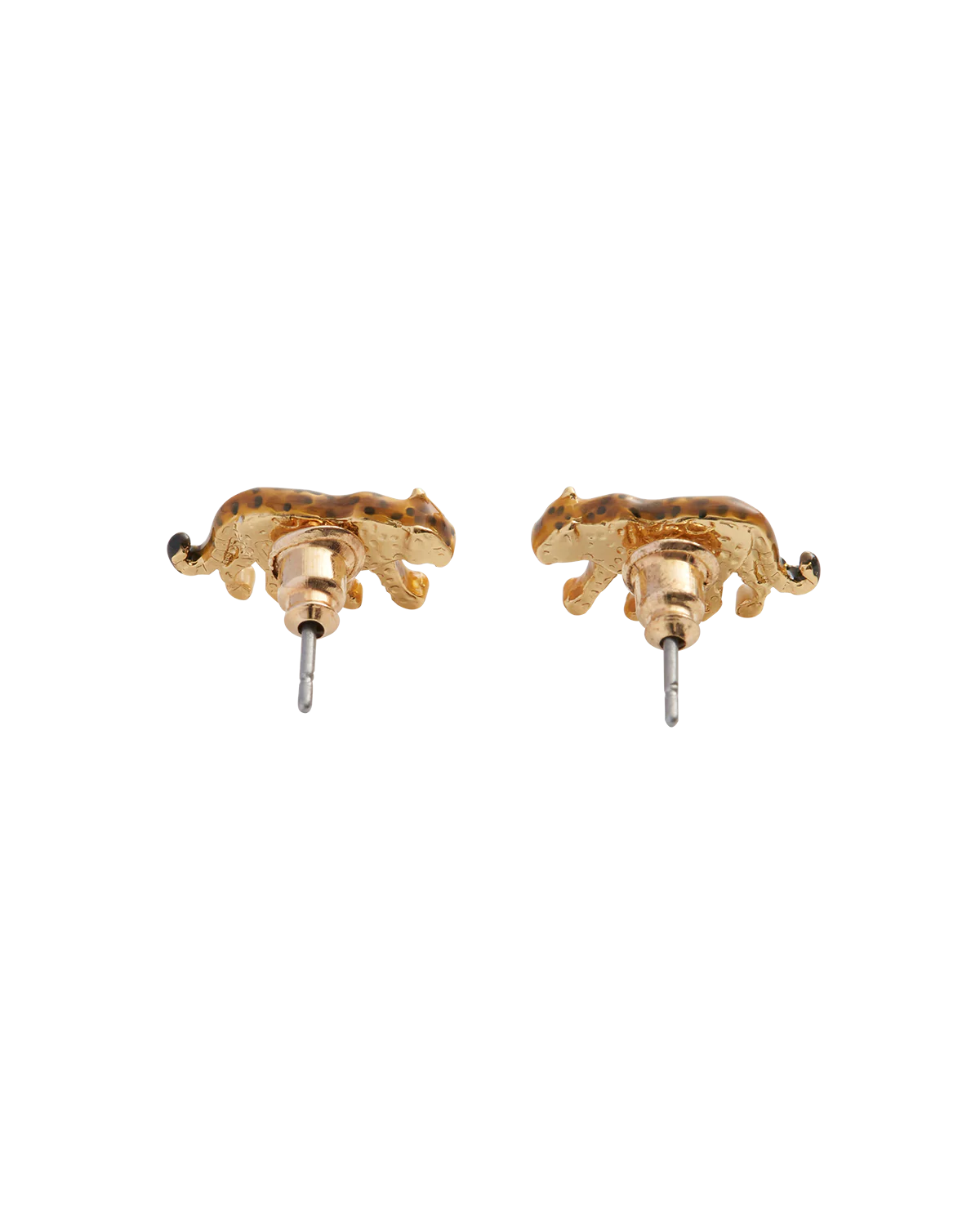 Leopard Stud Earrings - Image 3
