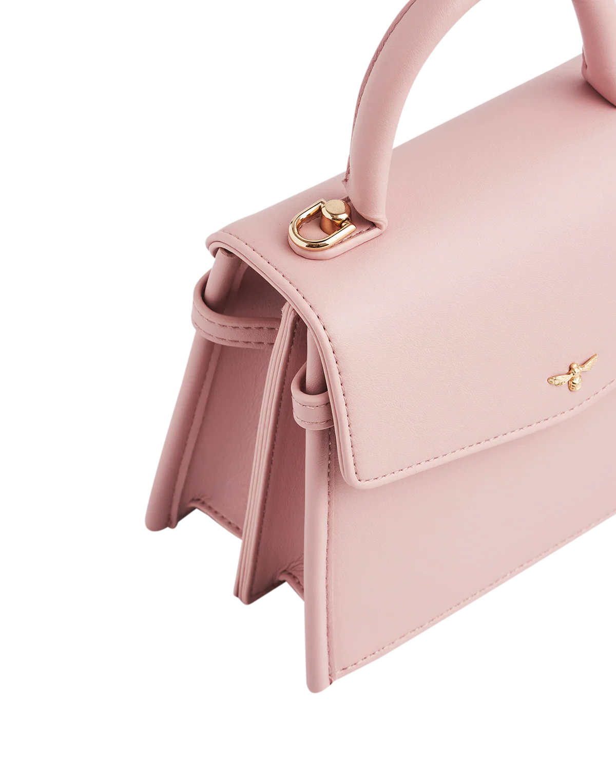 Pink Structured Tote Bag Small - Image 9