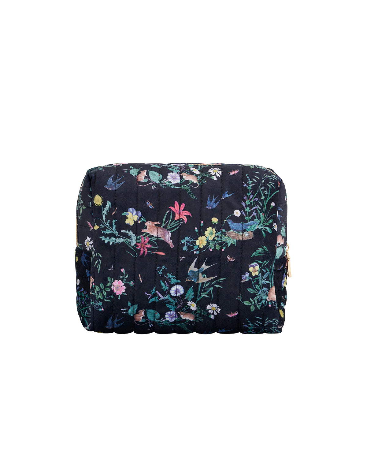 Running Bunny Large Quilted Makeup Bag - Image 4
