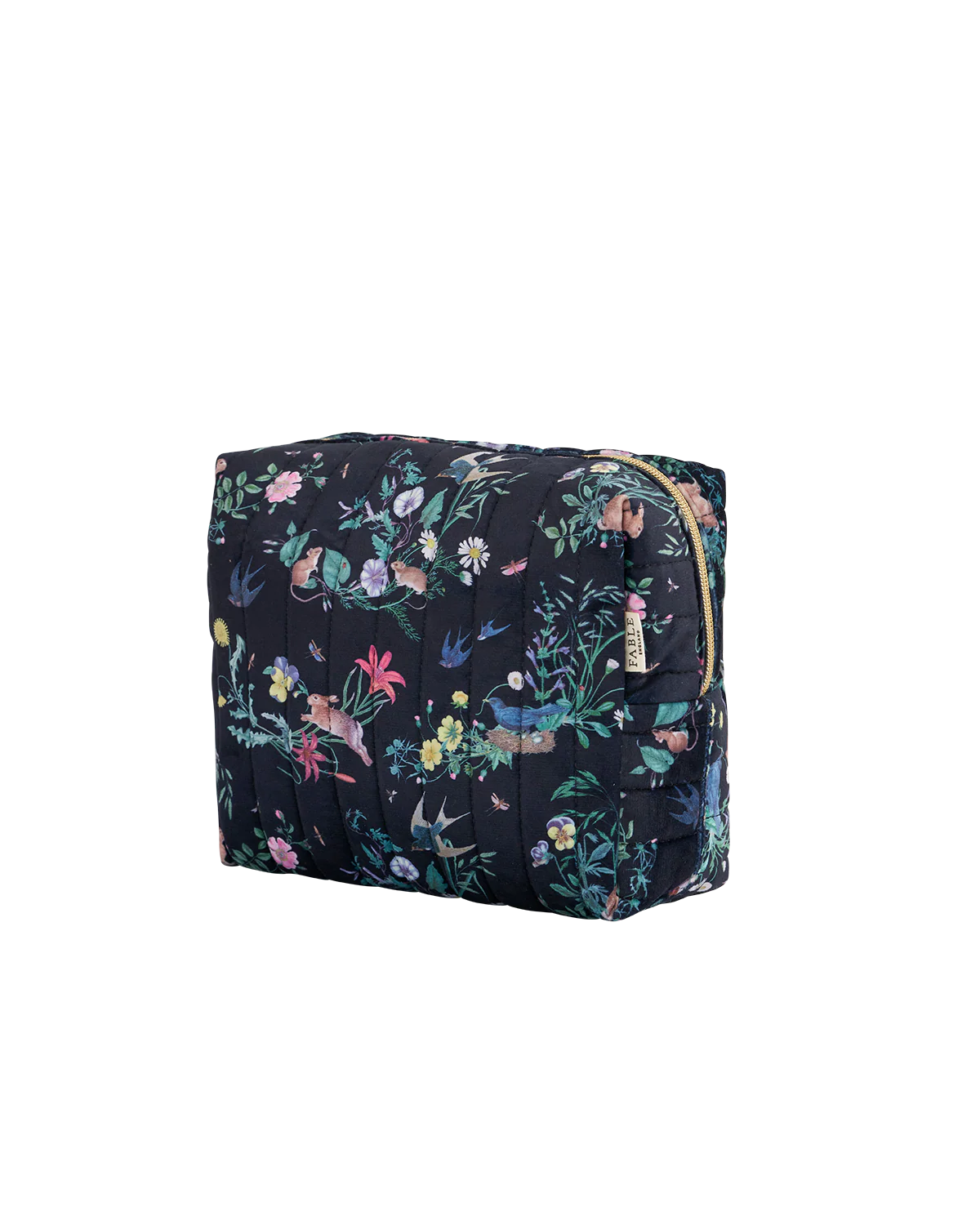 Running Bunny Large Quilted Makeup Bag - Image 5