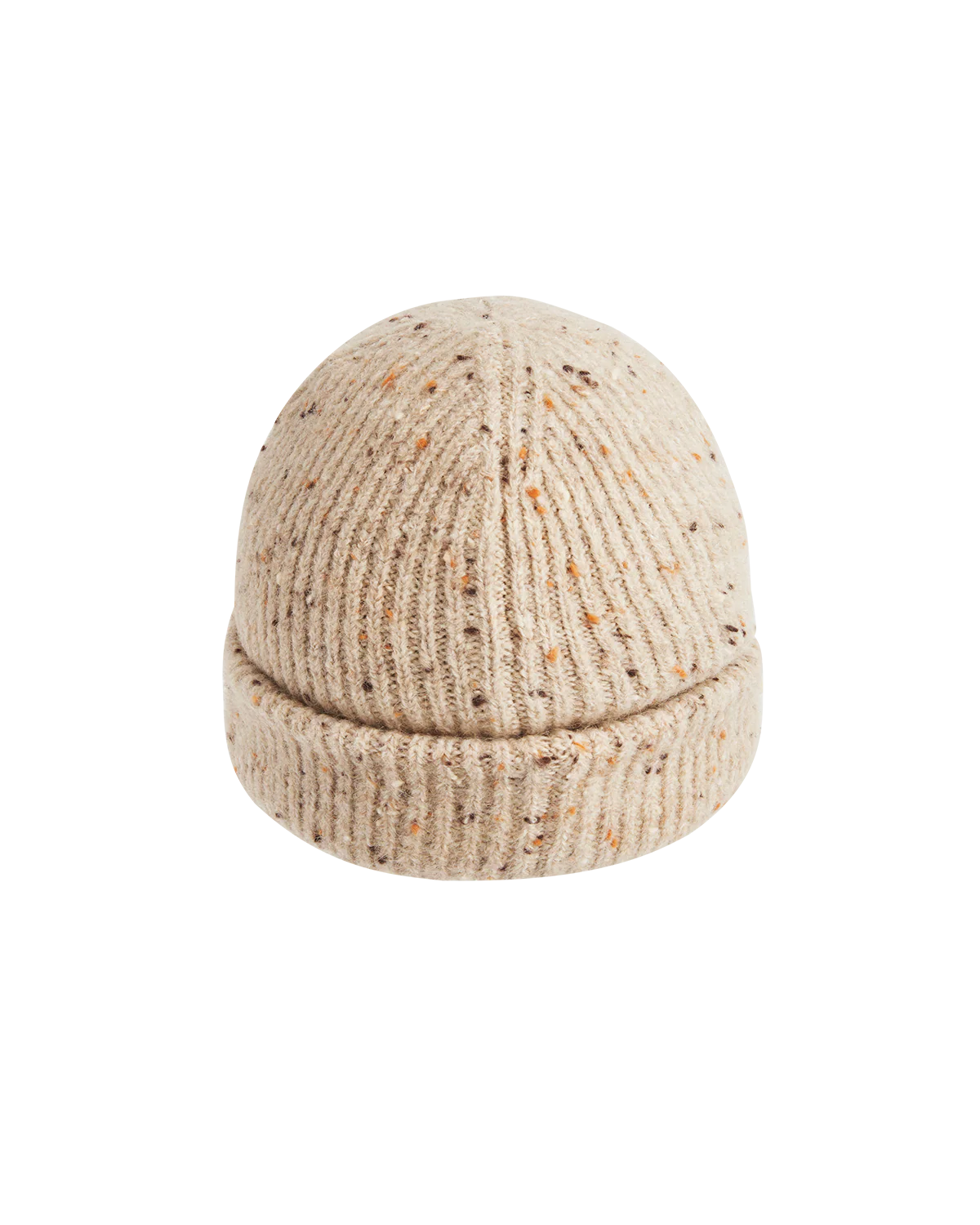 Taupe Knitted Beanie Hat - Image 5