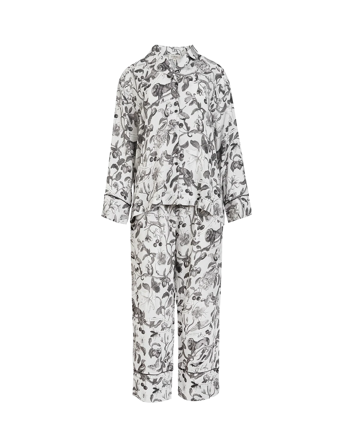Tree of Life Monochrome Long Pyjamas - Image 3