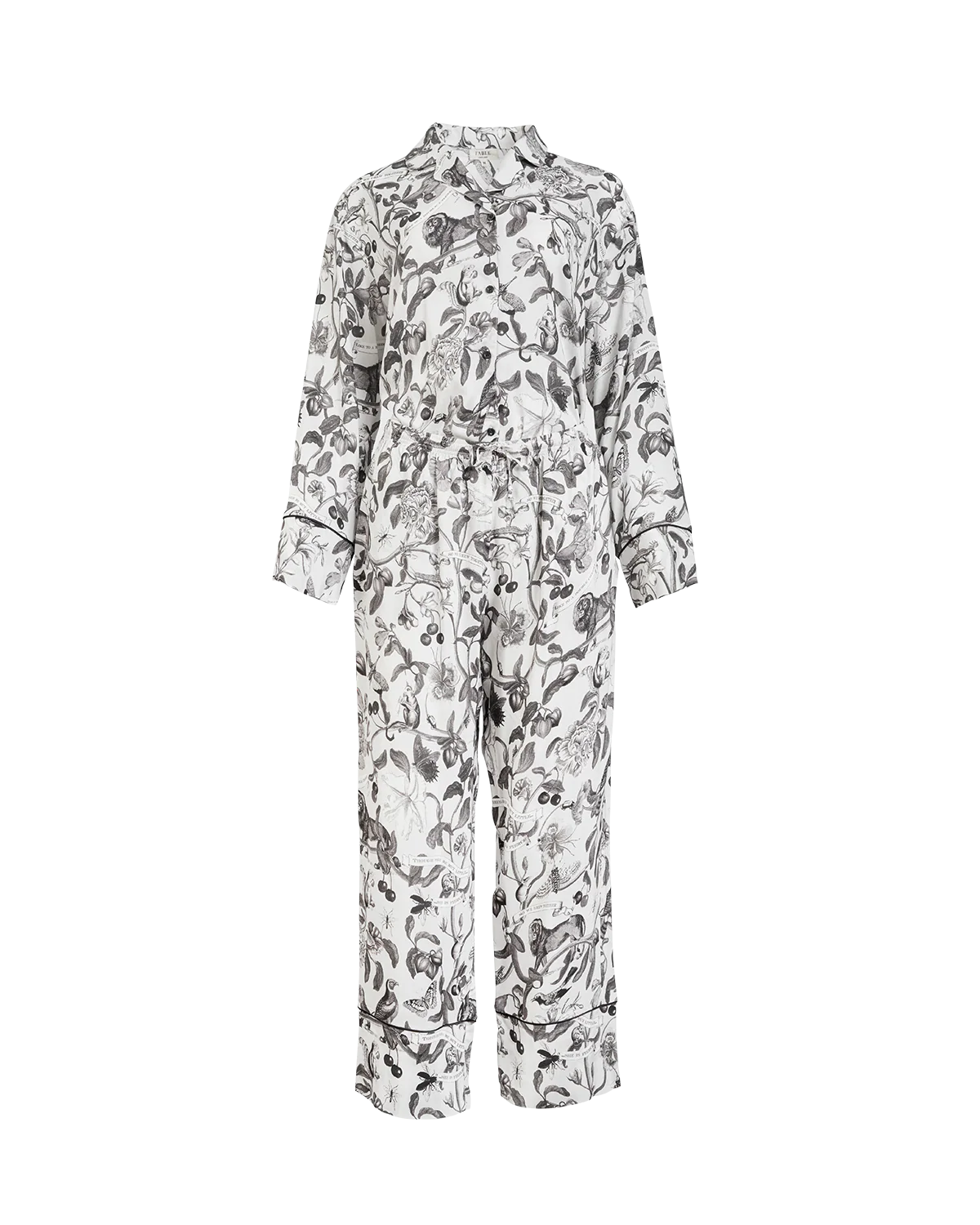 Tree of Life Monochrome Long Pyjamas - Image 5