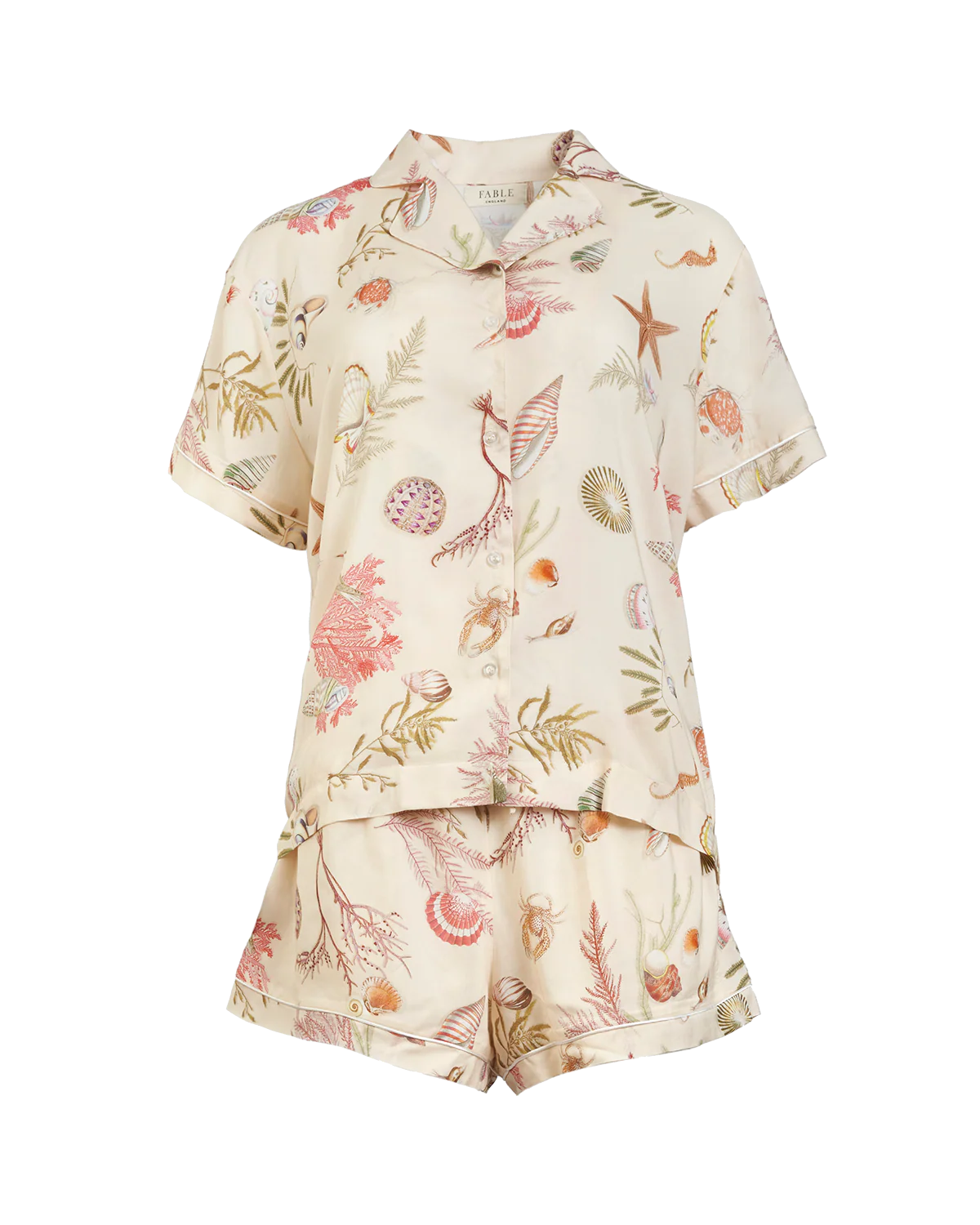 Whispering Sands Lotus Pink Short Pyjamas - Image 3